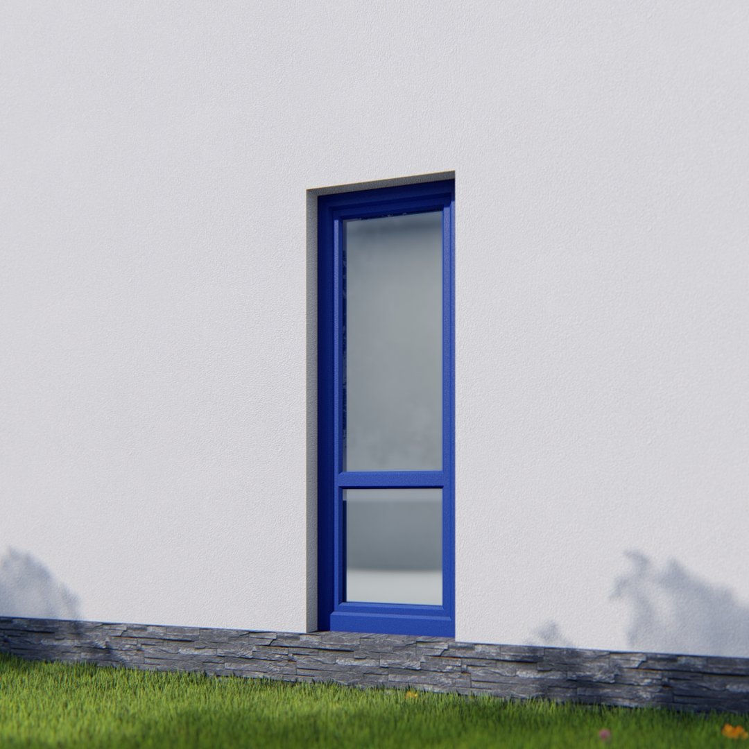 Балконная дверь одинарная